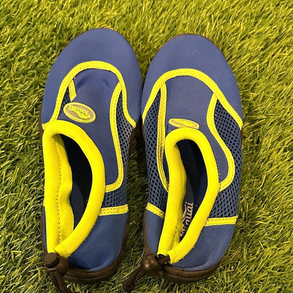 Kids Blue and Yellow Water Shoes